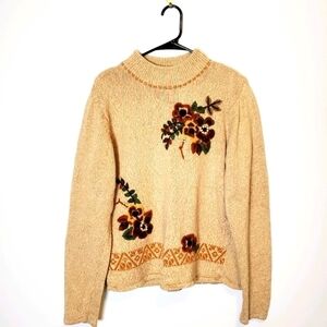 Vintage‎ Floral Sweater